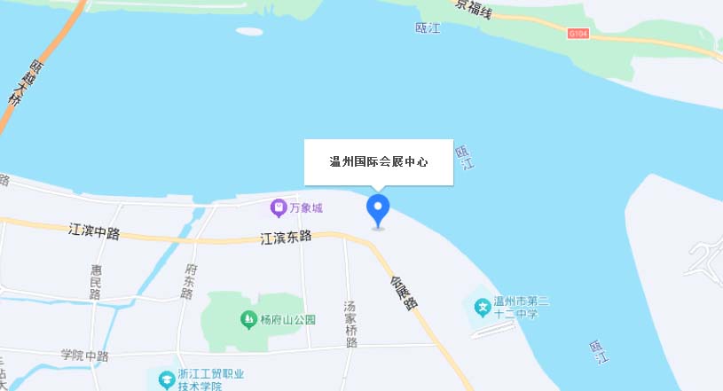 温州家博会交通路线地图